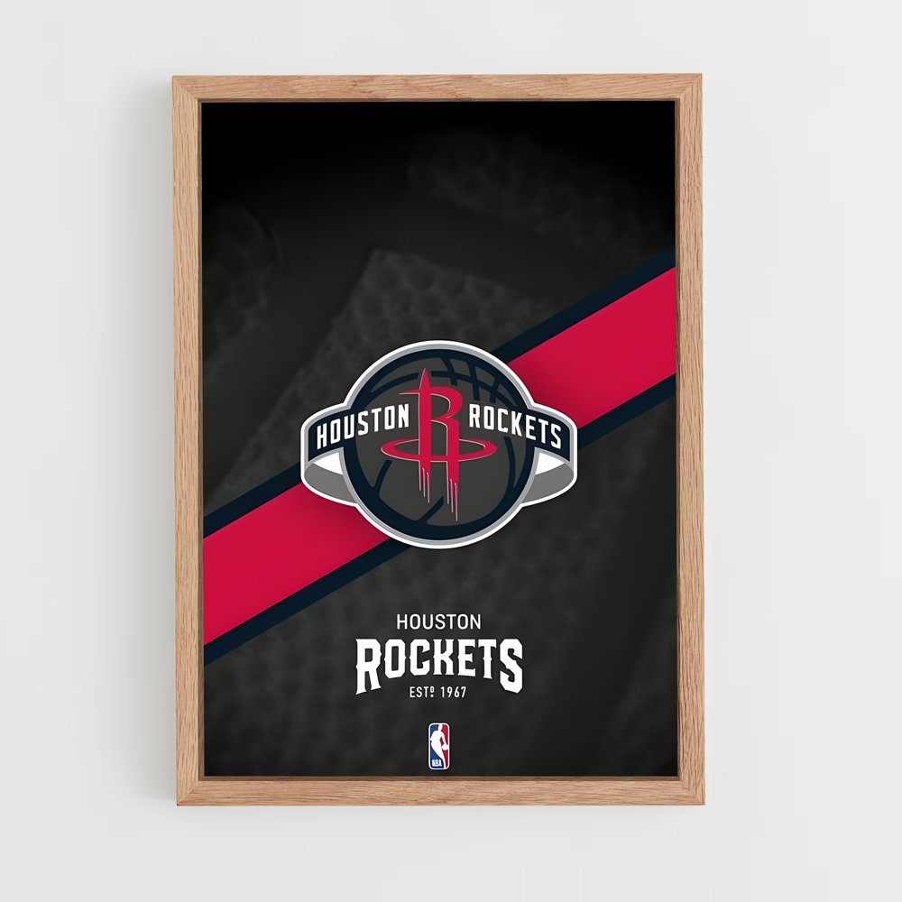 Poster Houston rockets franchise – affiche Basketball (vue 4)